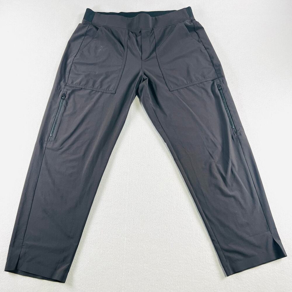 Athleta Brooklyn Mid Rise Ankle Utility Pant 10P Black